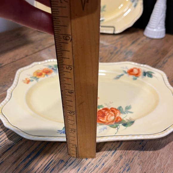 💛 STEUBENVILLE IVORY – 4-Piece Vintage Floral Dish Set - Picture 9 of 12